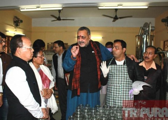 Union Minister of Micro Small and Medium Enterprises visits Tripura  